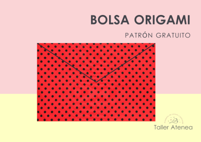 Patrón de Bolsa origami