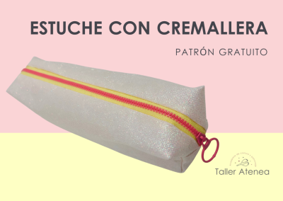 Patrón de Estuche con cremallera