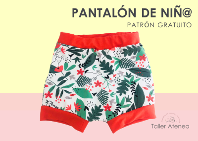 Patrón de Pantalón corto de niño