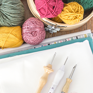 Bordado con aguja mágica o punch needle